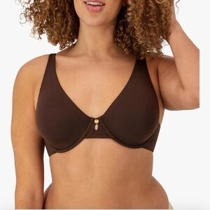 Maidenform Women's Underwire Bra, Full Coverage Convertible 40B Brown